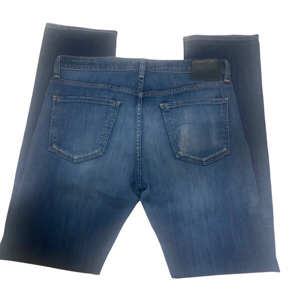 Citizens Of Humanity Jeans Mens Size 33 X34 Core Slim Fit Denim Distressed - Picture 5 of 13